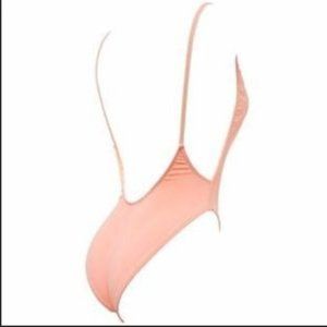 AA Nylon Tricot High-Cut One Piece in Bubble Gum